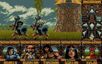 Ishar - Legend of the Fortress (AGA)_DiskB screen shot game playing